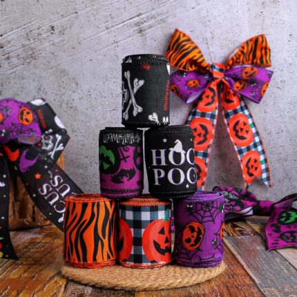 Pumpkin Ribbons for Halloween