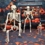 Scary Halloween Skeleton Prop