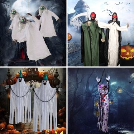 Halloween Hanging Action Ghosts
