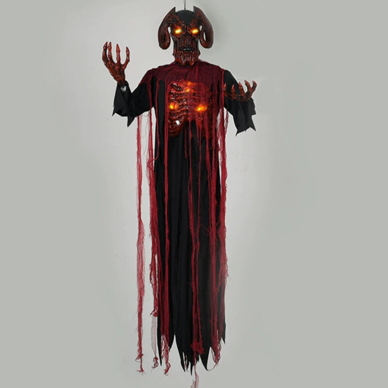 Scary Hanging Devil Face Ghost