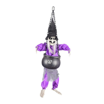 Prop Hanging Ghost Witch Kicking