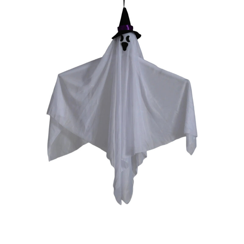 Scary Hanging White Ghosts Decor