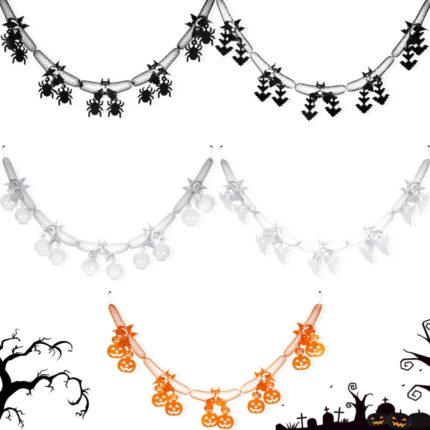 Halloween Honeycomb Pull Flag