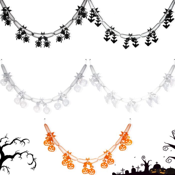 Halloween Honeycomb Pull Flag