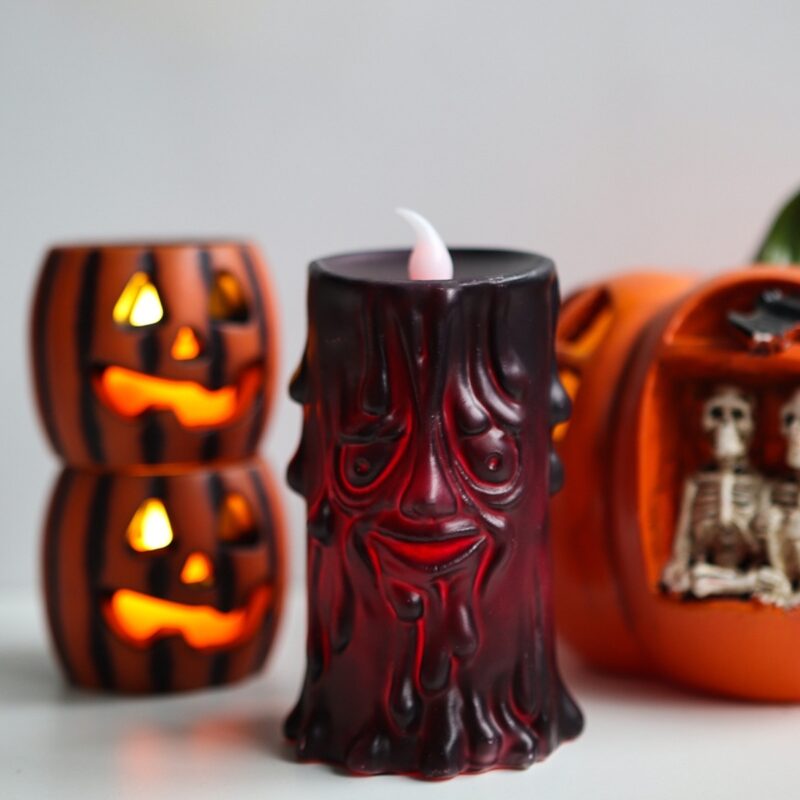 Horror Candle Light For Halloween