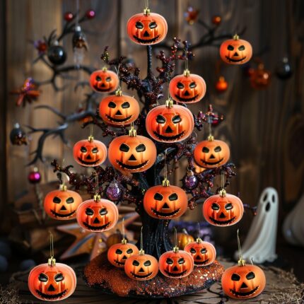Mini Pumpkin Ornaments Halloween