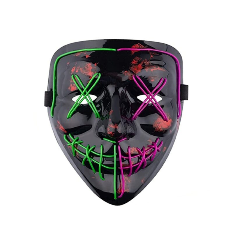 Latest Glowing Neon Lights Mask