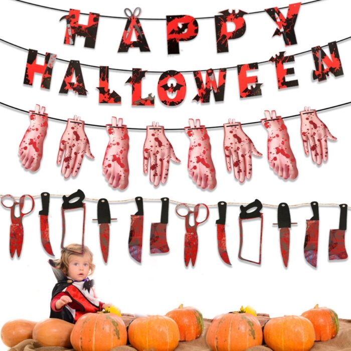 Paper Banners for Halloween