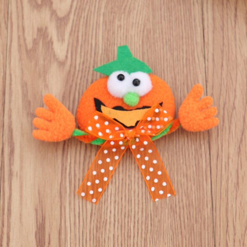 Pumpkin Brooch Hair Accessory