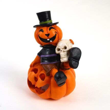 Scary Pumpkin Lantern Ornament