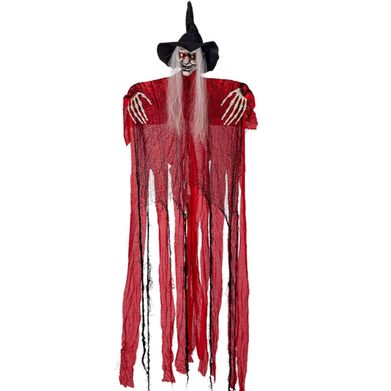 Horrifying Red Hanging Ghost