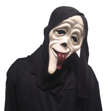 Red Tongue Ghost Mask Halloween