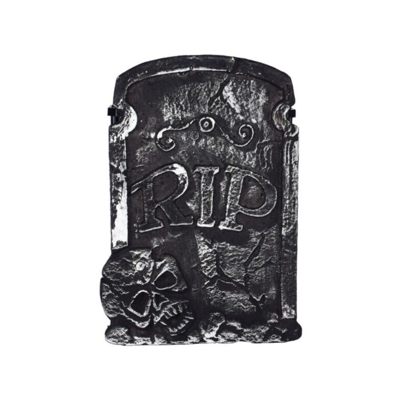 RIP Skull Tombstone for Cemetery