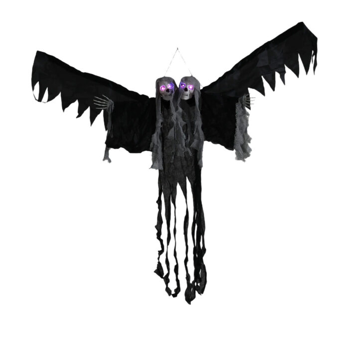 Double Headed Hanging Ghost Prop