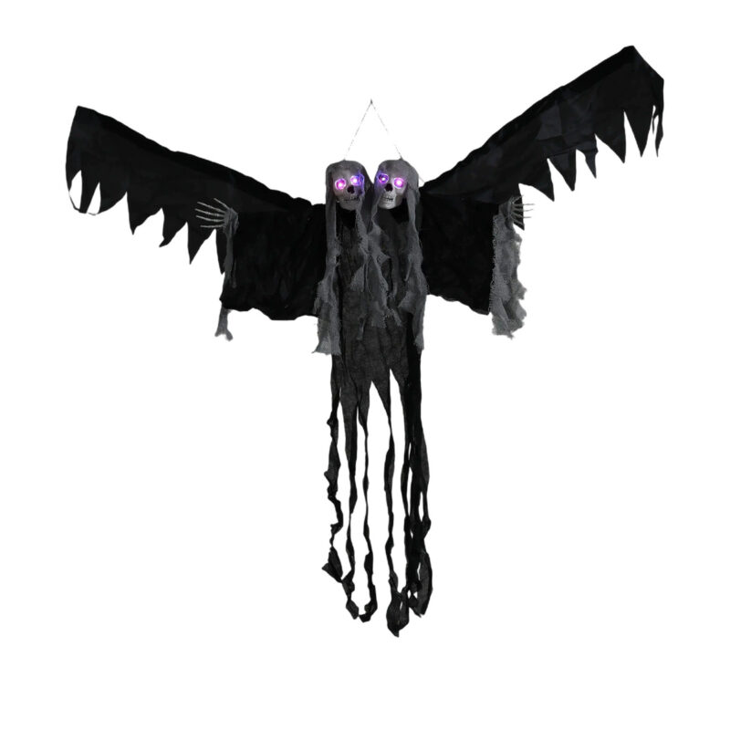 Double Headed Hanging Ghost Prop