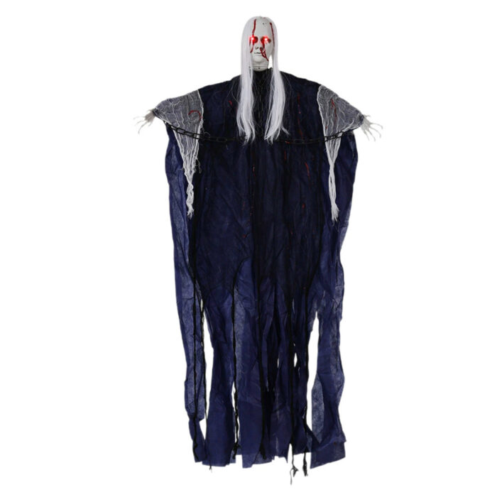 Hanging White Haired Witch Prop