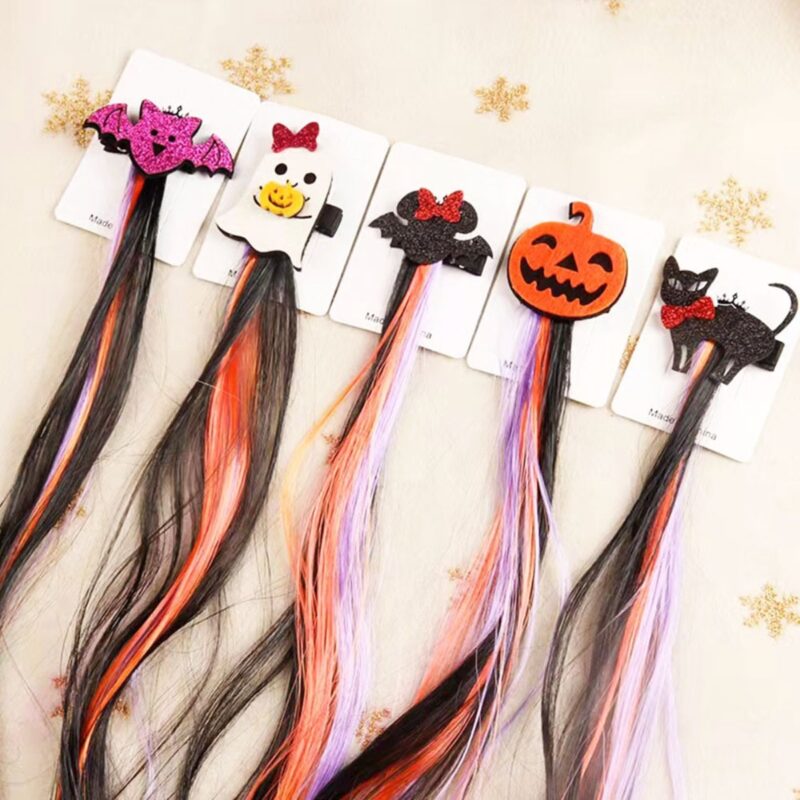 Pumpkin Ghost Hair Wigs Halloween
