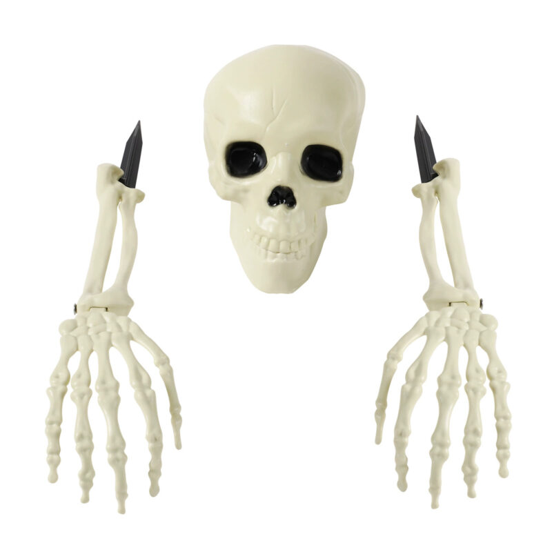 Skull and Hands Set Yard Decorations