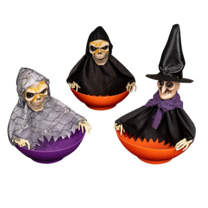 Scary Skull Ghost Fruit Basket