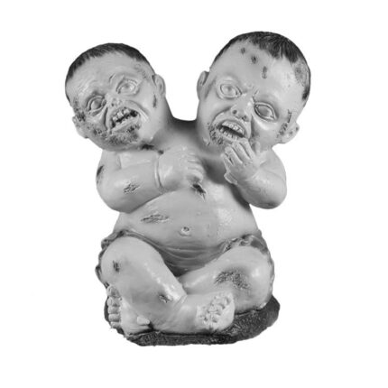 Scary Two-Headed Devil Doll Prop