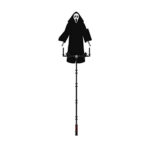 Screaming Ghost Scarecrow Decor