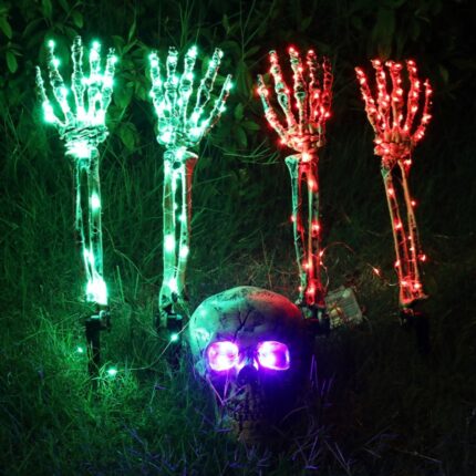 Scary Yard Skeleton Hands Lights