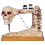 Skeleton Sewing Machine Prop