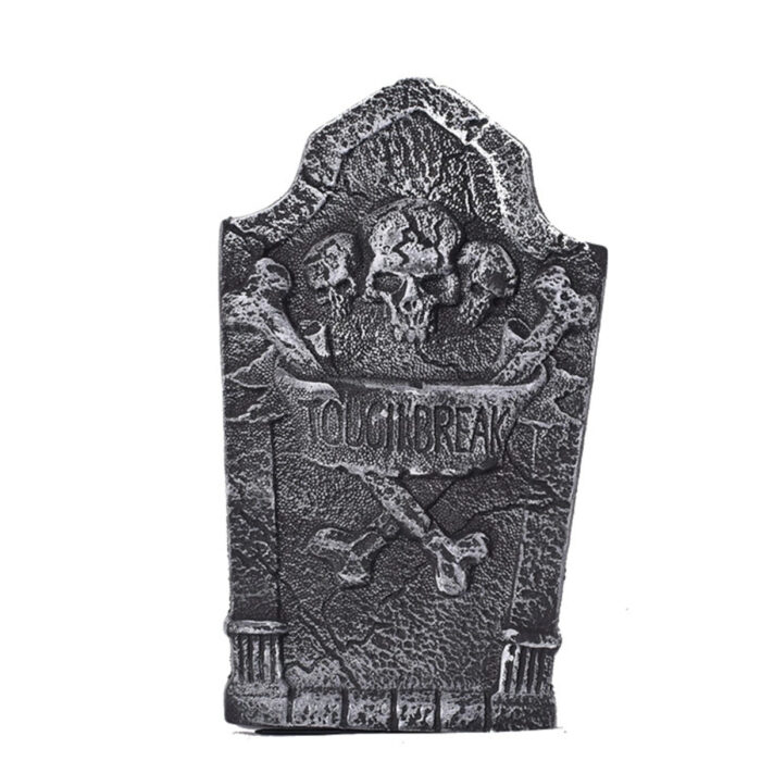 Skull Halloween Tombstone Decor
