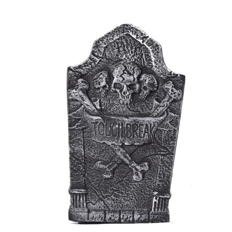 Skull Halloween Tombstone Decor