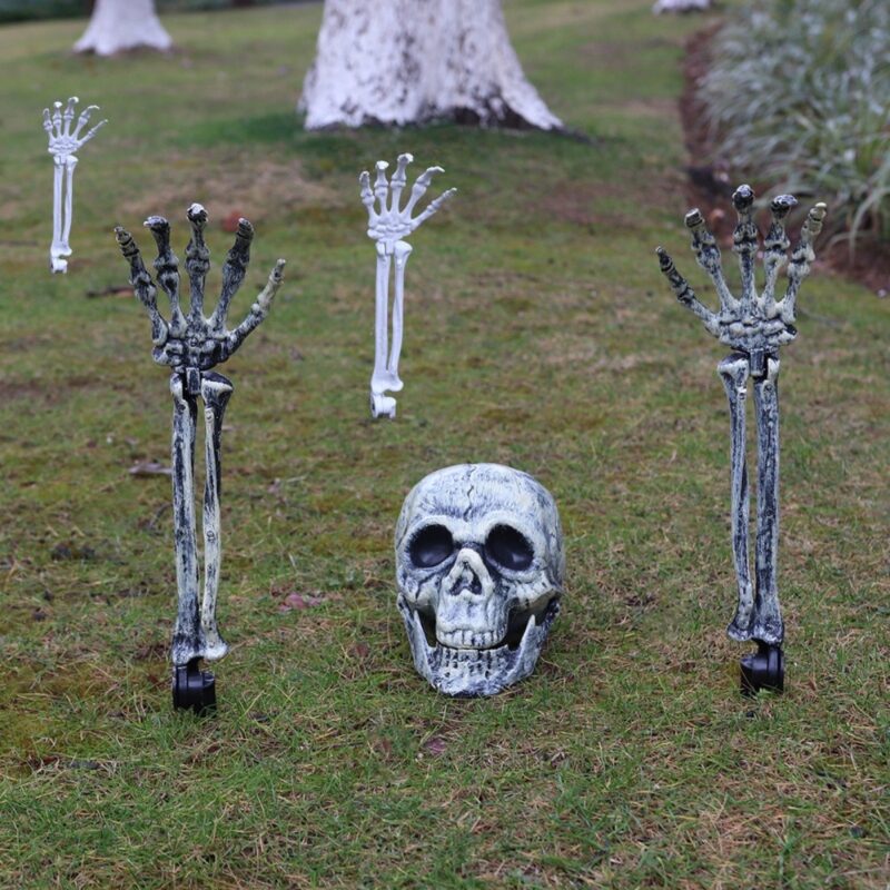 Skull Hand Ground Props Set