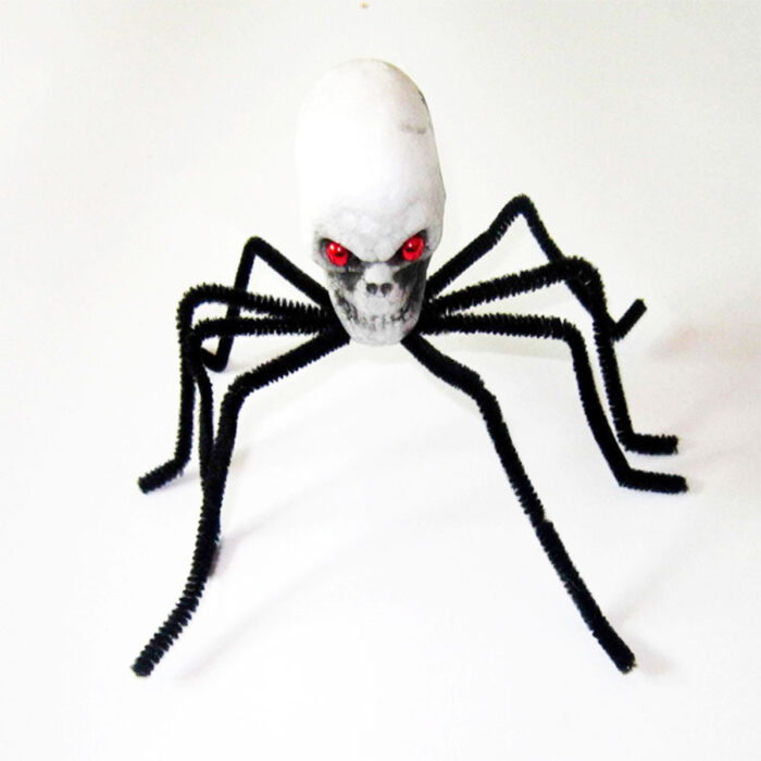 Skull Head Spider Toy Halloween
