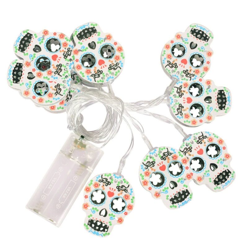 Skull Lights String Decoration