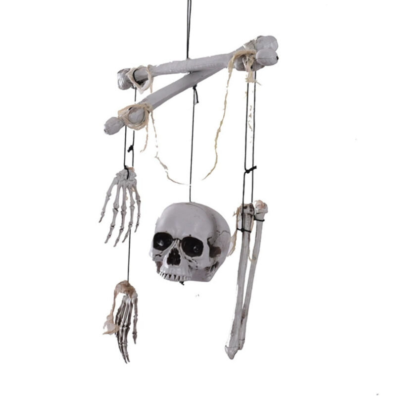 Skull Skeleton Wind Chime Decor