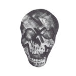 Scary Skull Tombstone Cemetery