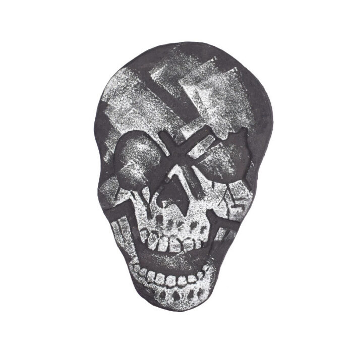 Scary Skull Tombstone Cemetery