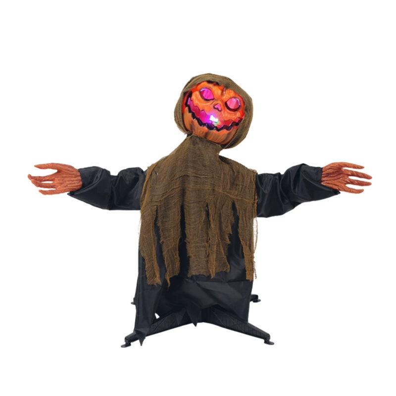 Swing Pumpkin Ghost Decoration