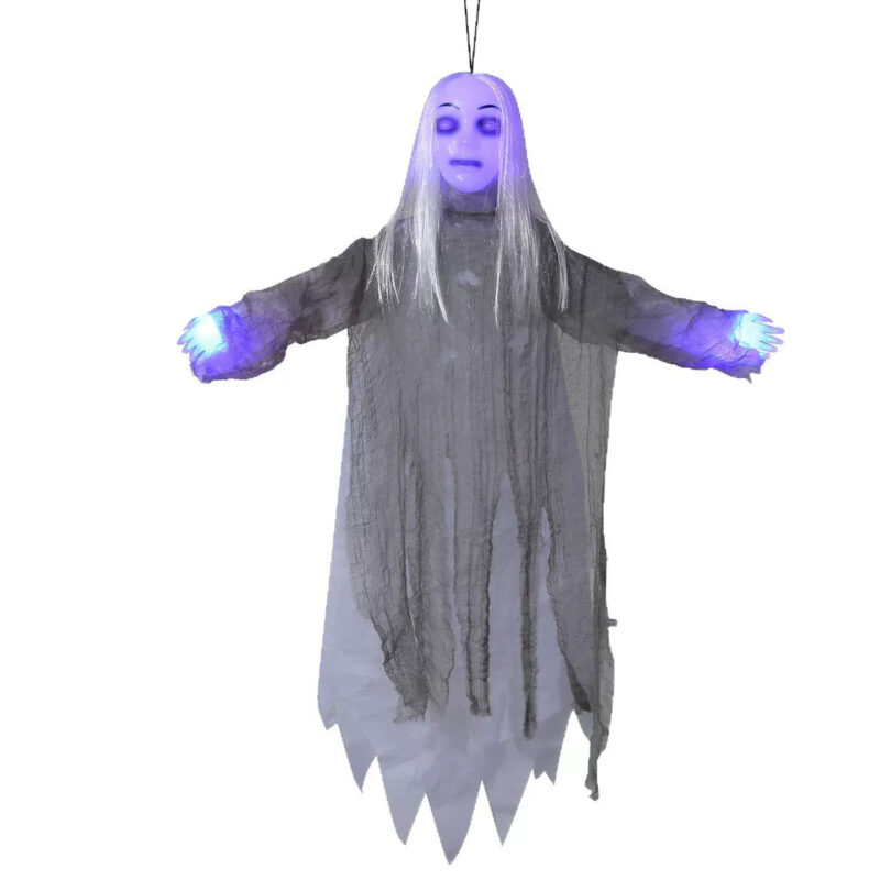 White Haired Female Ghost Prop