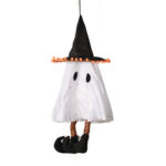 White Kicking Ghost Pendant