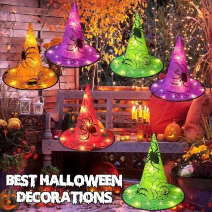 Witch Hats String Lights Decor