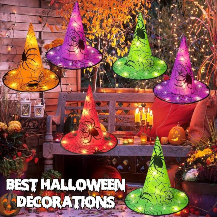 Witch Hats String Lights Decor