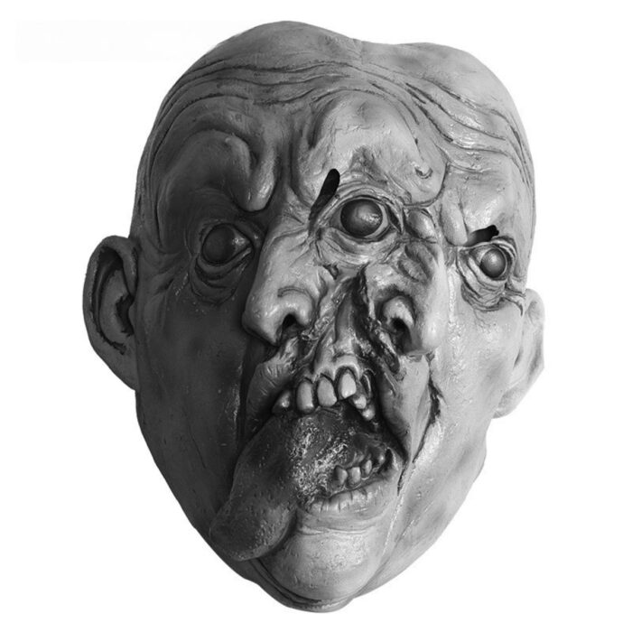 Zombie Head Cover Mask Prop