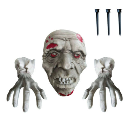 Zombie Head for Yard Decor