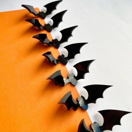 Acrylic Bat Cake Toppers Decor
