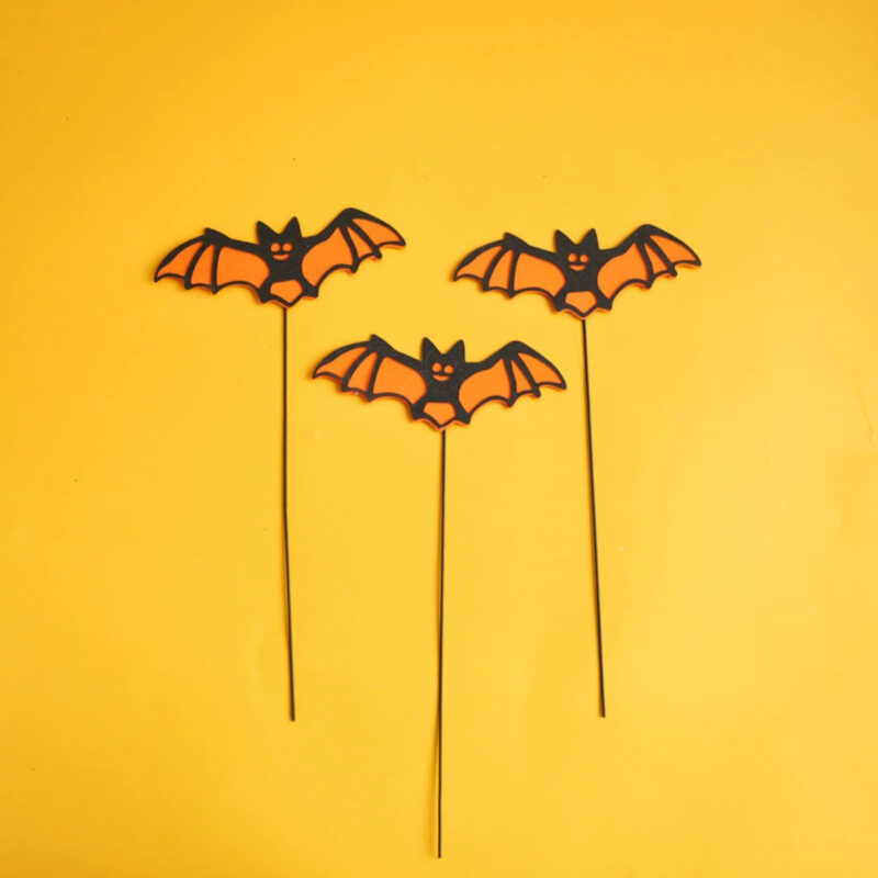 Bat Insert Cards for Cakes Decor