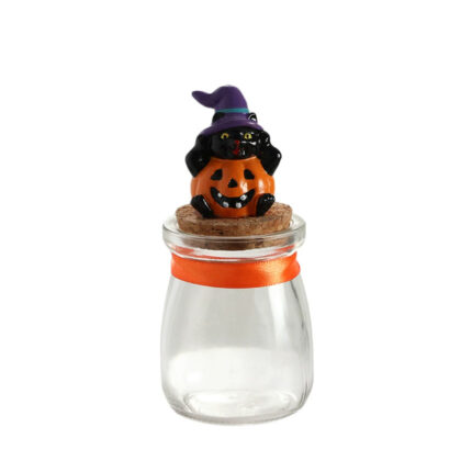 Cute Black Cat Candy Jar Treats