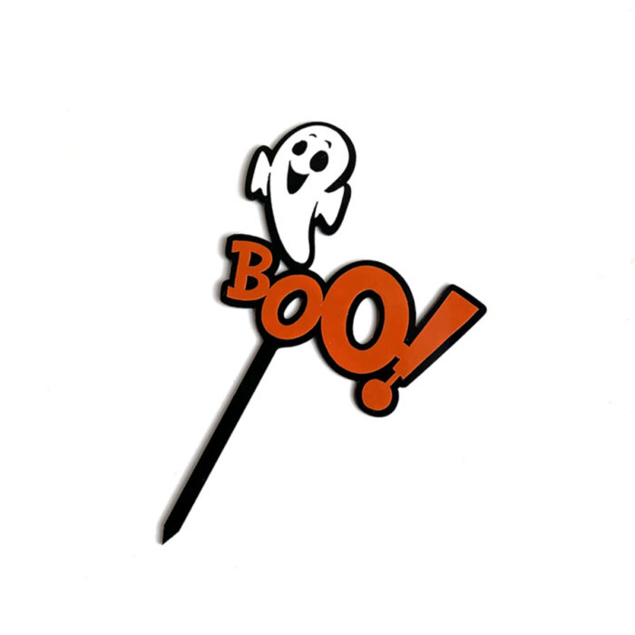 Boo Ghost Cake Insert Halloween