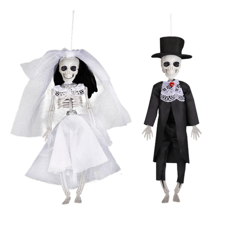 Halloween Bride Groom Ornaments