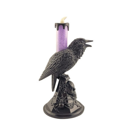Crow LED Candlestick Lamp Decor