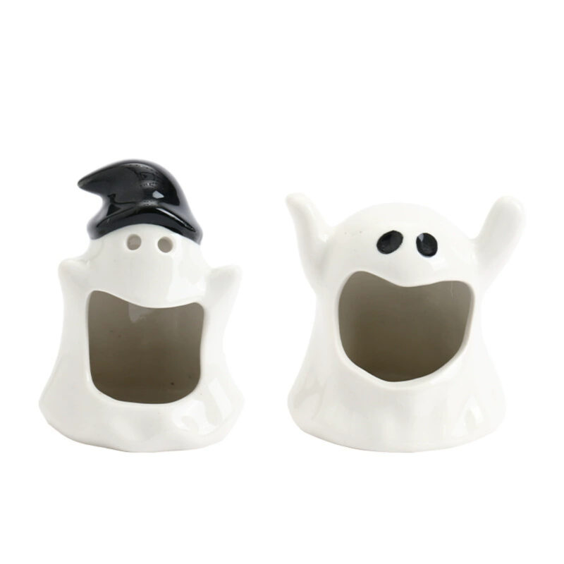 Cute Ghost Candlesticks Décor