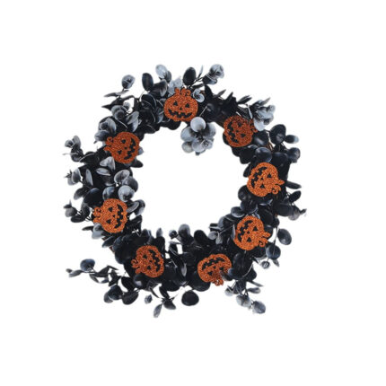 Dead Branch Pumpkin Wreath